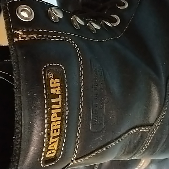 Men's Caterpillar Steel Toe Boots Size 14 - Picture 4 of 12